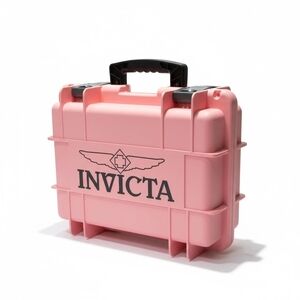 Invicta 8-Slot Dive Impact Watch Case, Pink And Gray